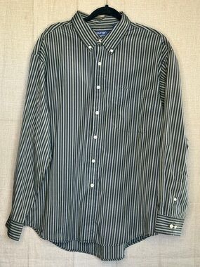 Puritan Men’s Striped Button Down Shirt